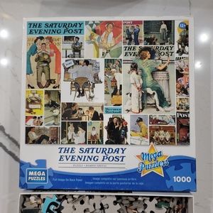 Mega puzzles the Saturday evening post 1000 piece puzzle.